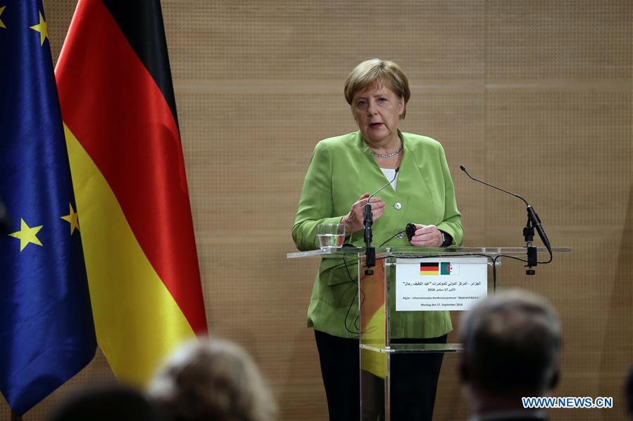 ALGERIA-ALGIERS-GERMANY-MERKEL-VISIT