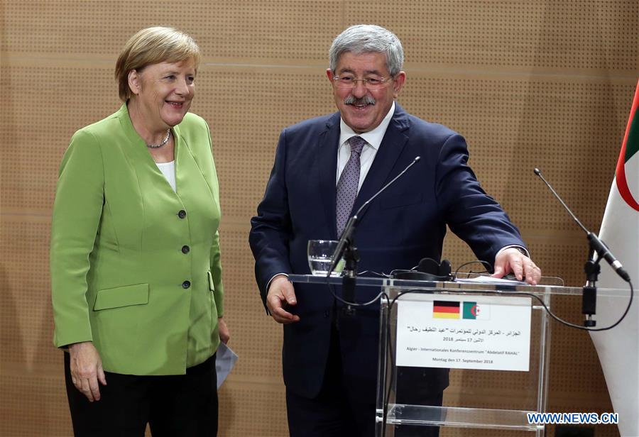 ALGERIA-ALGIERS-GERMANY-MERKEL-VISIT