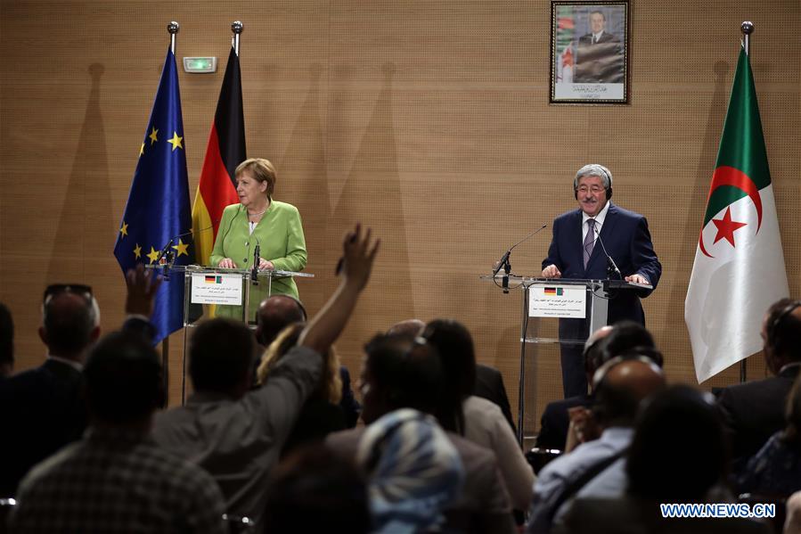 ALGERIA-ALGIERS-GERMANY-MERKEL-VISIT