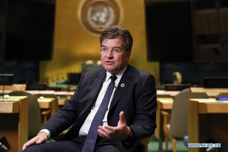 UN-GENERAL ASSEMBLY-72ND SESSION-PRESIDENT-LAJCAK-INTERVIEW