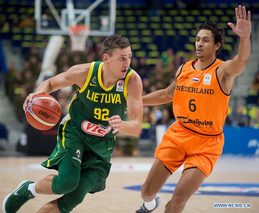 (SP)LITHUANIA-VILNIUS-BASKETBALL-FIBA-QUALIFICATIONS-LITHUANIA VS NETHERLANDS