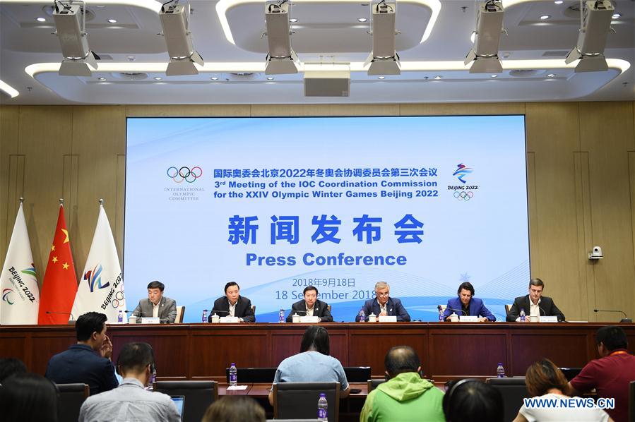 (SP)CHINA-BEIJING-2022 OLYMPIC WINTER GAMES-IOC COORDINATION COMMISSION-PRESS CONFERENCE (CN)