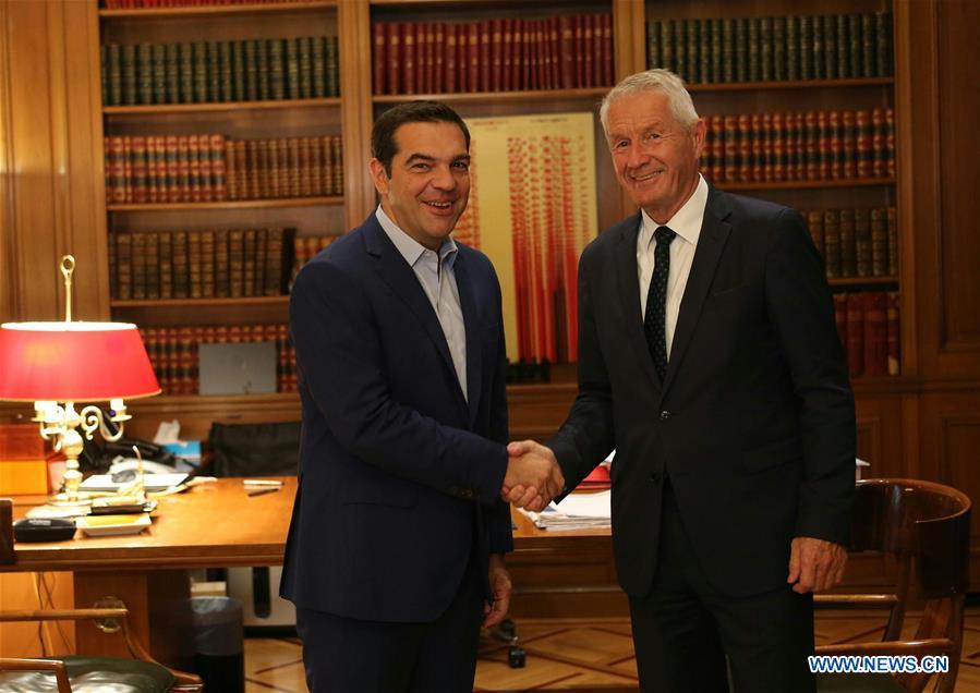 GREECE-ATHENS-PM-COUNCIL OF EUROPE-SECRETARY GENERAL-MEETING