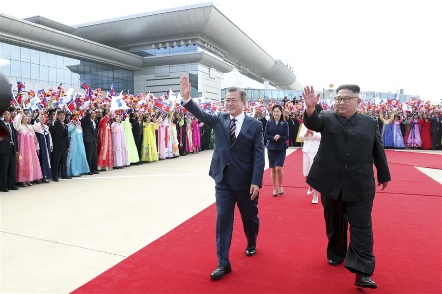 DPRK-SOUTH KOREAN PRESIDENT-ARRIVAL