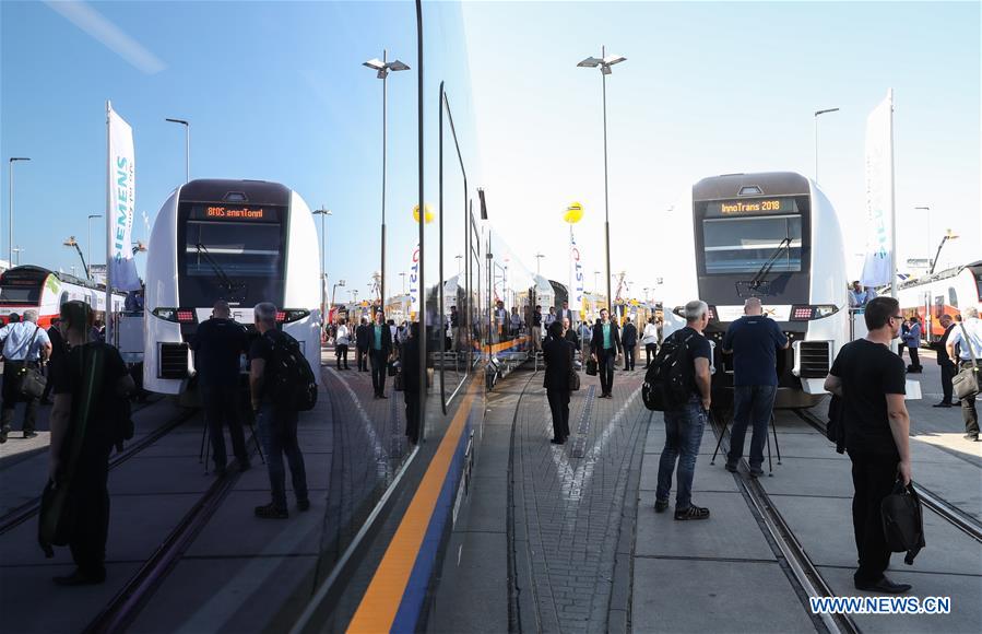 GERMANY-BERLIN-INNOTRANS-RAILWAY INDUSTRY-TRADE FAIR