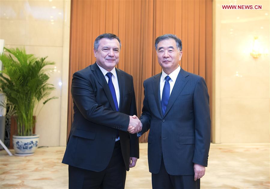 CHINA-BEIJING-WANG YANG-UZBEKISTAN-PARLIAMENT-SPEAKER-MEETING (CN)