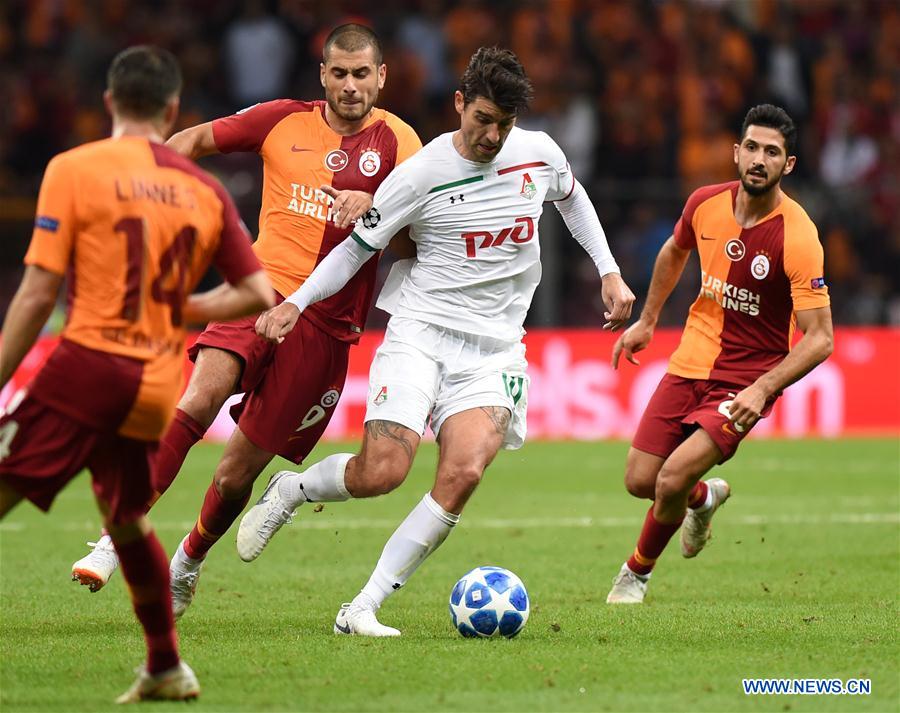 (SP)TURKEY-ISTANBUL-SOCCER-UEFA CHAMPIONS LEAGUE-GALATASARAY VS LOKOMOTIV MOSCOW