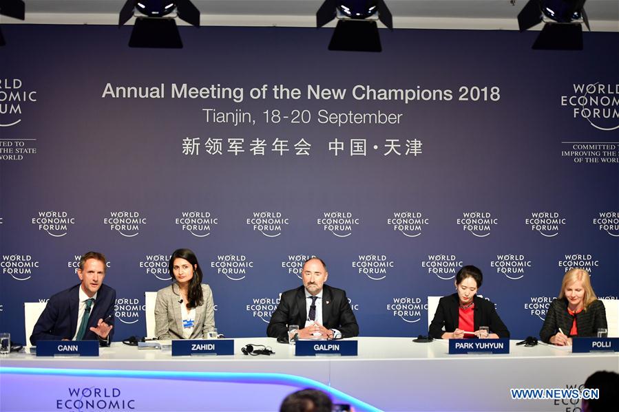 CHINA-TIANJIN-DAVOS-PRESS CONFERENCE (CN)
