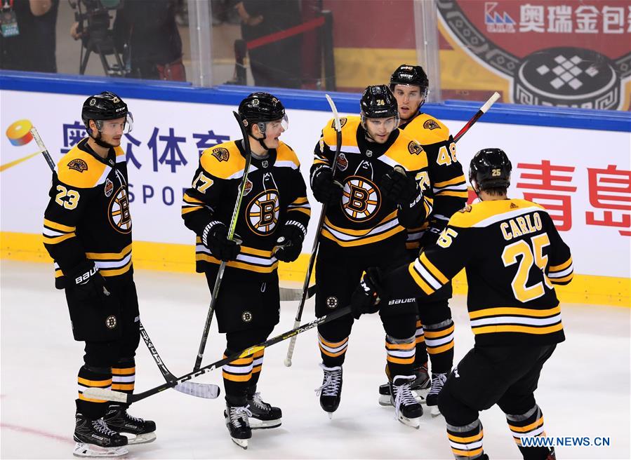 (SP)CHINA-BEIJING-ICE HOCKEY-NHL CHINA GAMES (CN)