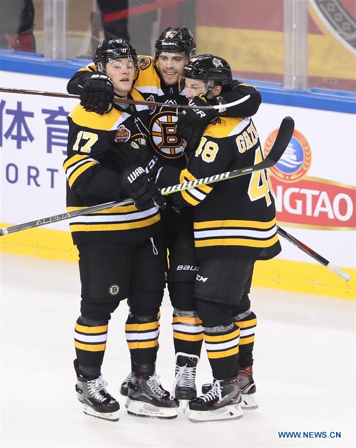 (SP)CHINA-BEIJING-ICE HOCKEY-NHL CHINA GAMES (CN)