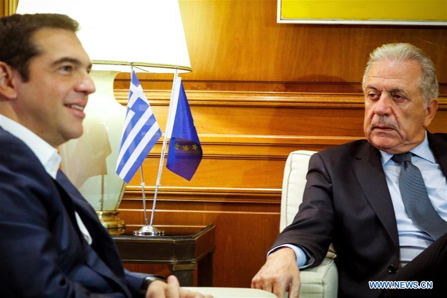 GREECE-ATHENS-POLITIS-MEETING-REFUGEES