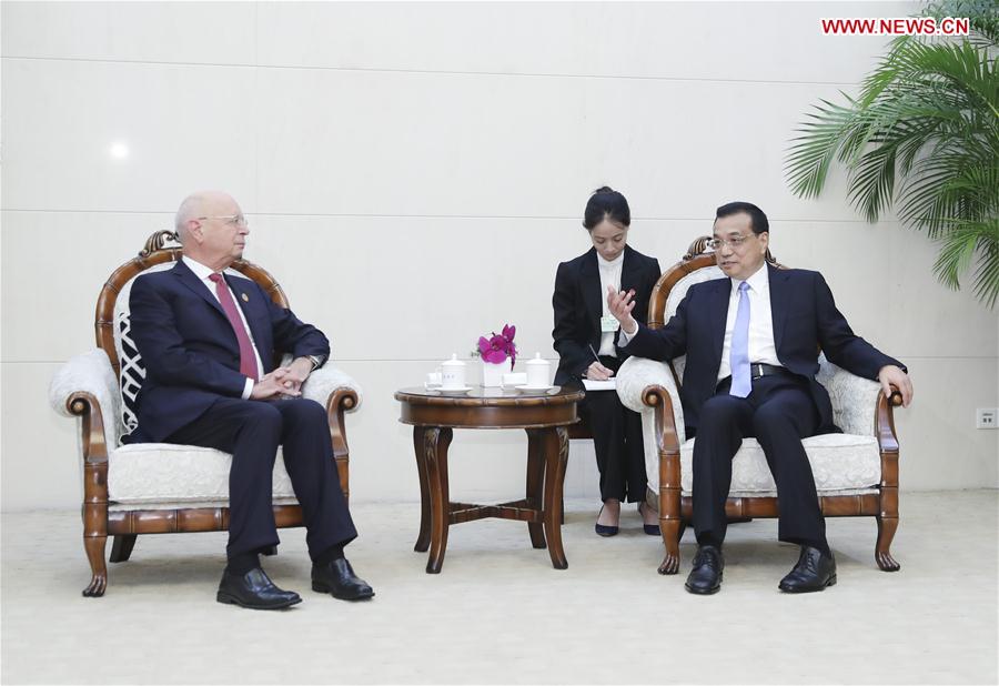 CHINA-TIANJIN-LI KEQIANG-WEF-MEETING (CN)