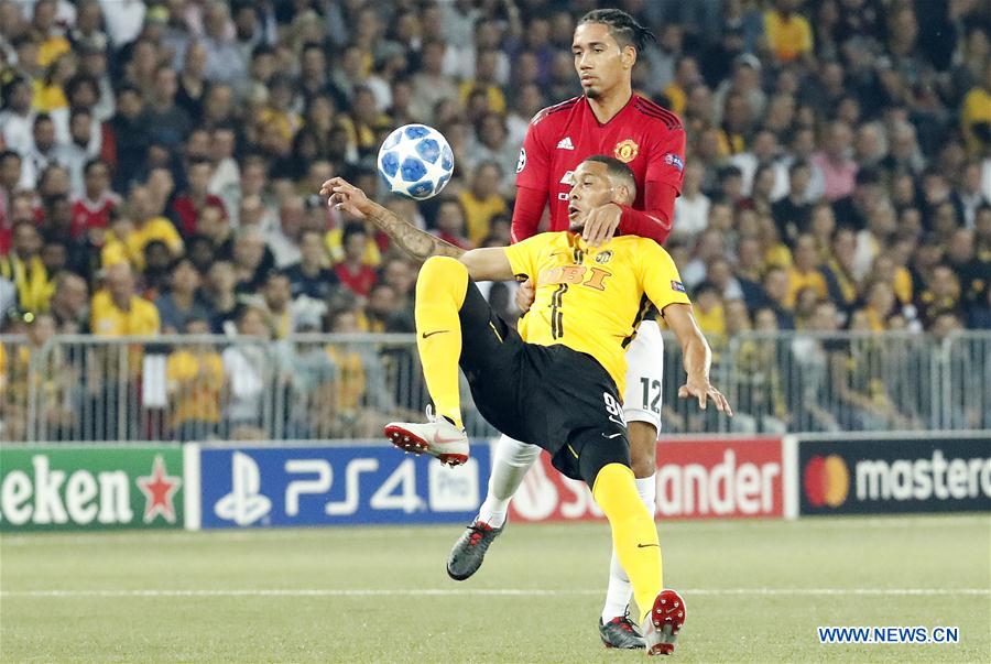 (SP)SWITZERLAND-BERN-FOOTBALL-UEFA CHAMPIONS LEAGUE-BSC YOUNG BOYS VS MANCHESTER UNITED