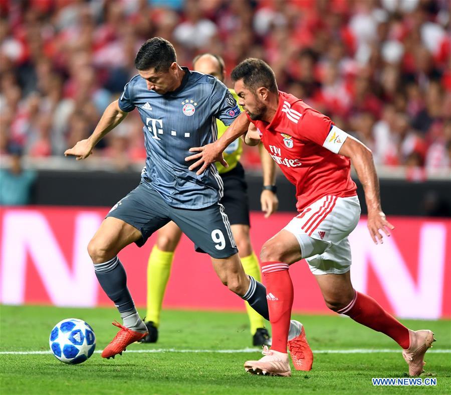 (SP)PORTUGAL-LISBON-FOOTBALL-UEFA CHAMPIONS LEAGUE-BAYERN VS BENFICA