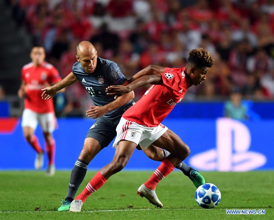 (SP)PORTUGAL-LISBON-FOOTBALL-UEFA CHAMPIONS LEAGUE-BAYERN VS BENFICA