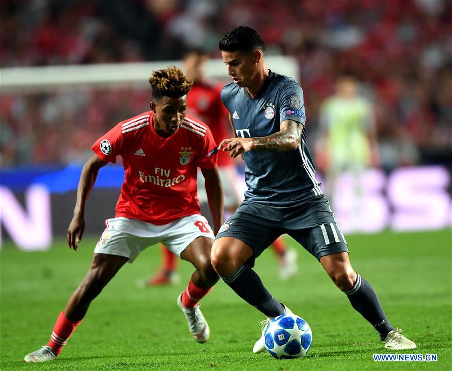 (SP)PORTUGAL-LISBON-FOOTBALL-UEFA CHAMPIONS LEAGUE-BAYERN VS BENFICA