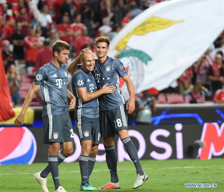 (SP)PORTUGAL-LISBON-FOOTBALL-UEFA CHAMPIONS LEAGUE-BAYERN VS BENFICA