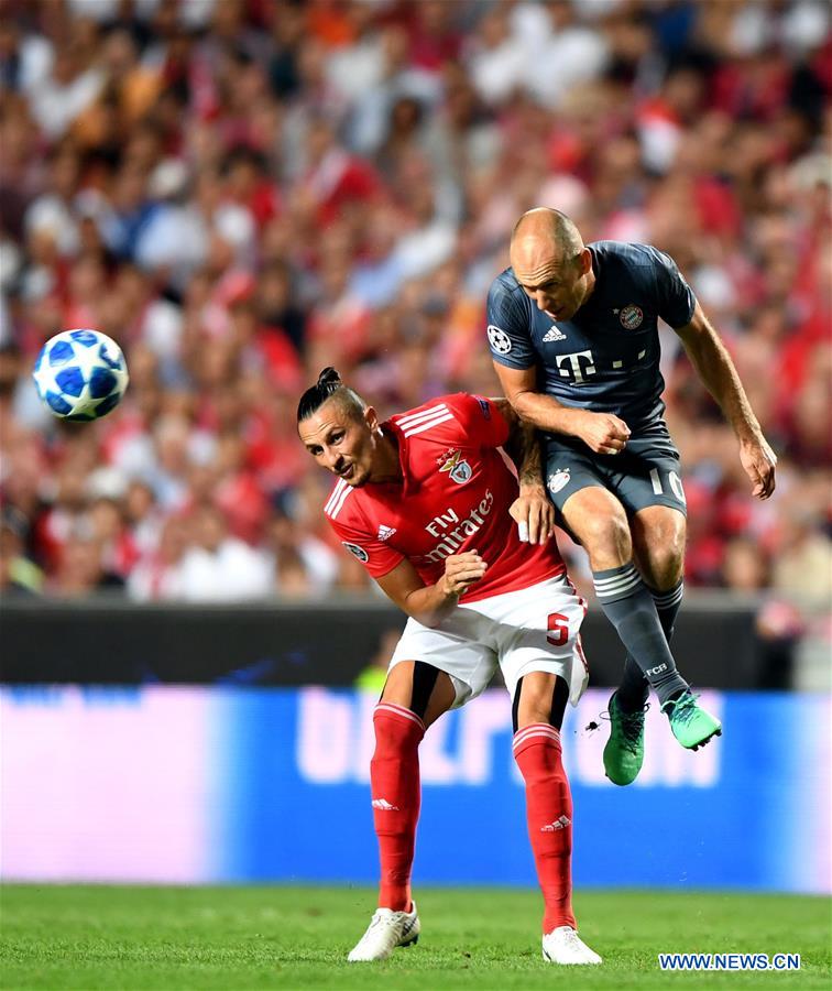 (SP)PORTUGAL-LISBON-FOOTBALL-UEFA CHAMPIONS LEAGUE-BAYERN VS BENFICA