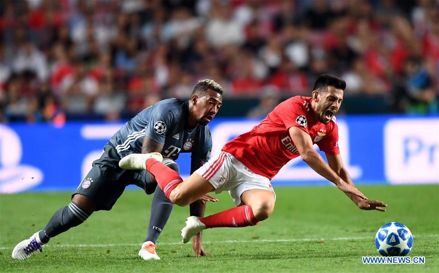 (SP)PORTUGAL-LISBON-FOOTBALL-UEFA CHAMPIONS LEAGUE-BAYERN VS BENFICA