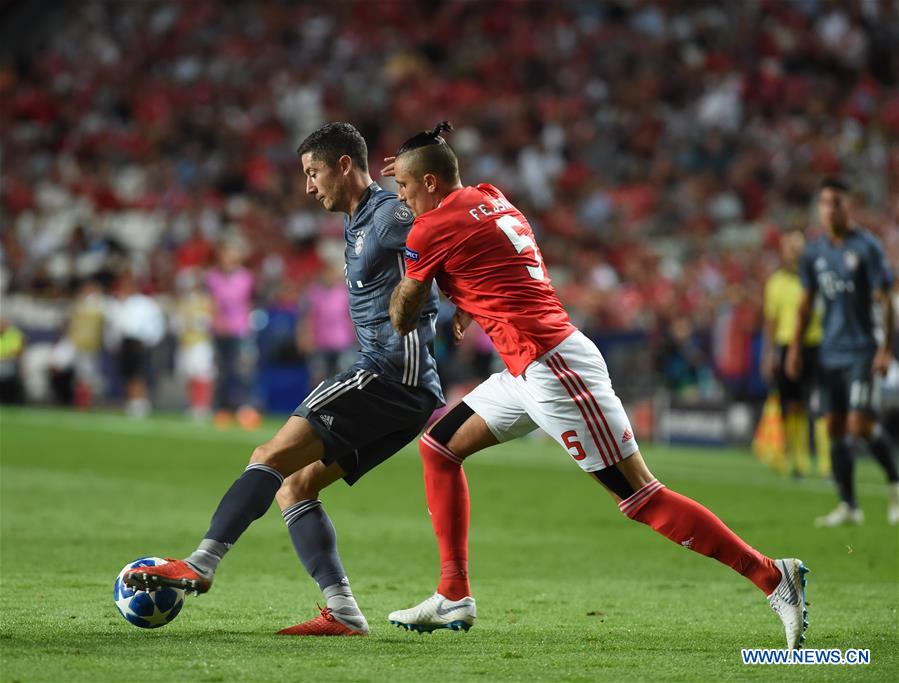 (SP)PORTUGAL-LISBON-FOOTBALL-UEFA CHAMPIONS LEAGUE-BAYERN VS BENFICA