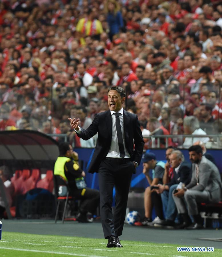 (SP)PORTUGAL-LISBON-FOOTBALL-UEFA CHAMPIONS LEAGUE-BAYERN VS BENFICA