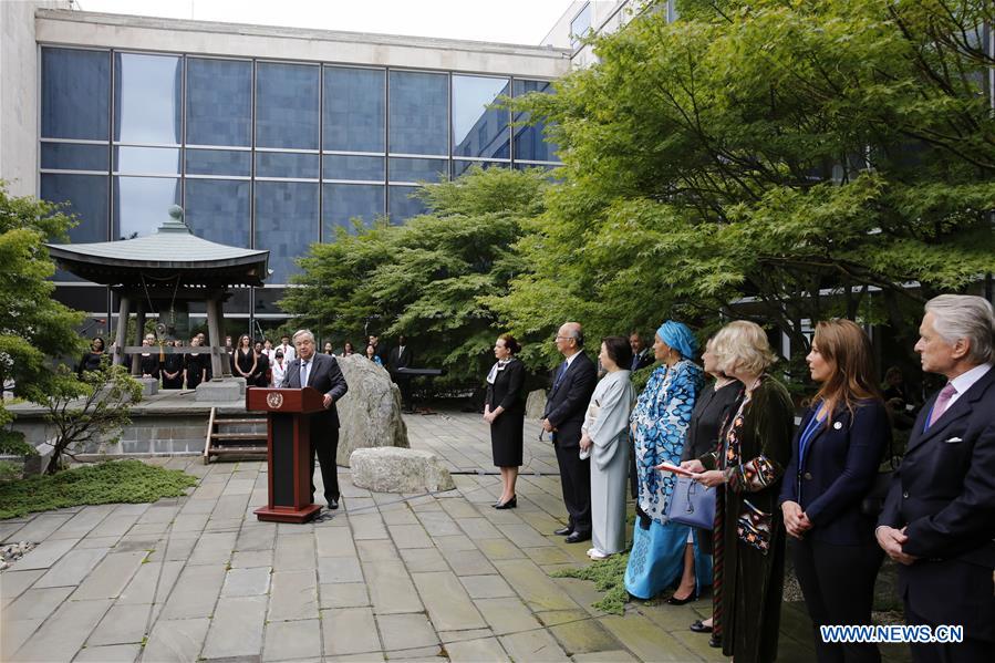 UN-INTERNATIONAL DAY OF PEACE-PEACE BELL CEREMONY