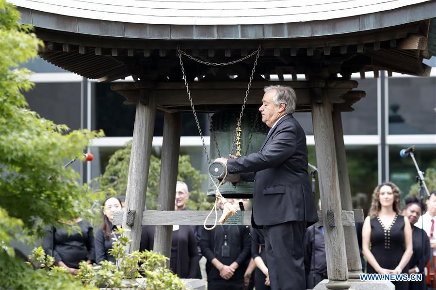 UN-INTERNATIONAL DAY OF PEACE-PEACE BELL CEREMONY