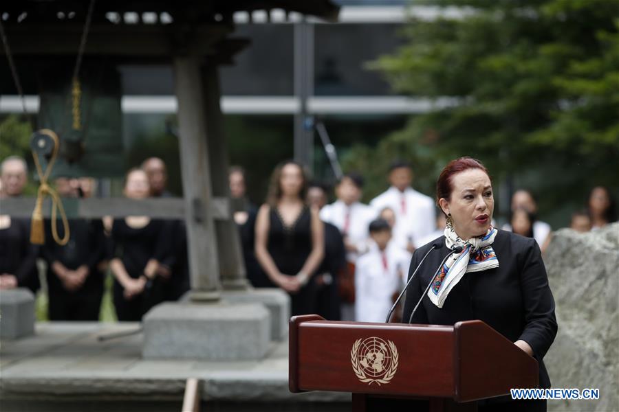 UN-INTERNATIONAL DAY OF PEACE-PEACE BELL CEREMONY