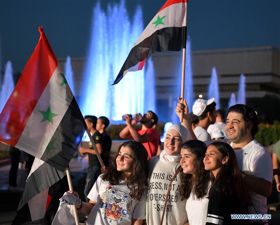 SYRIA-DAMASCUS-INTERNATIONAL DAY OF PEACE-CELEBRATIONS