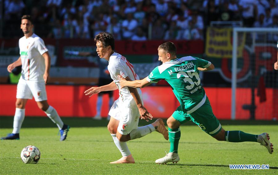 (SP)GERMANY-AUGSBURG-SOCCER-BUNDESLIGA-AUGSBURG VS BREMEN