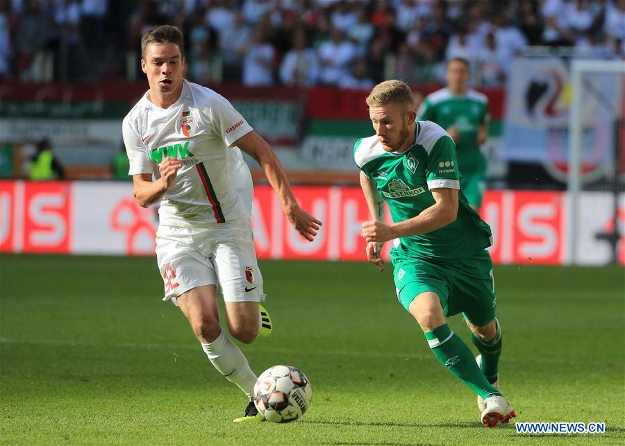 (SP)GERMANY-AUGSBURG-SOCCER-BUNDESLIGA-AUGSBURG VS BREMEN