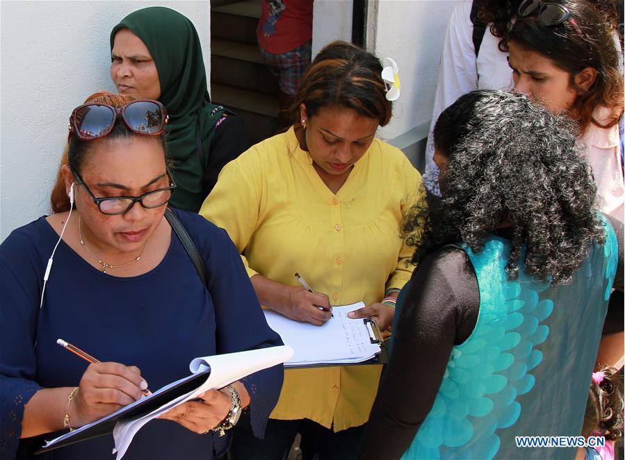 SRI LANKA-COLOMBO-MALDIVES-PRESIDENTIAL ELECTION-VOTE