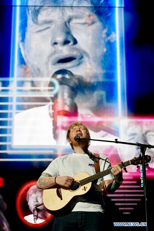 U.S.-NEW YORK-ED SHEERAN-NORTH AMERICAN TOUR