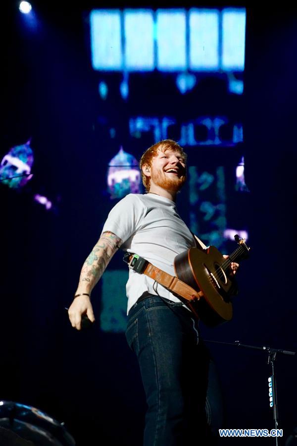 U.S.-NEW YORK-ED SHEERAN-NORTH AMERICAN TOUR