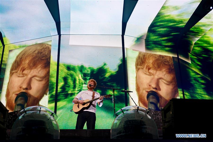 U.S.-NEW YORK-ED SHEERAN-NORTH AMERICAN TOUR