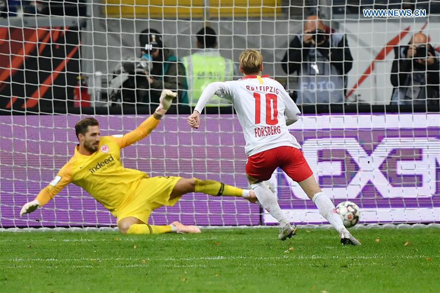 (SP)GERMANY-FRANKFURT-SOCCER-BUNDESLIGA-FRANKFURT VS LEIPZIG
