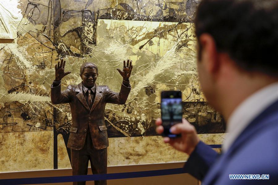 UN-NELSON MANDELA-STATUE-UNVEILING