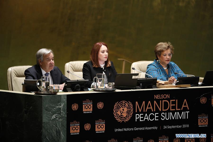 UN-GENERAL ASSEMBLY-NELSON MANDELA PEACE SUMMIT