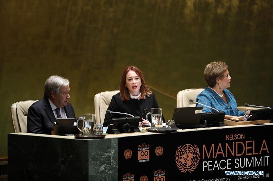 UN-GENERAL ASSEMBLY-NELSON MANDELA PEACE SUMMIT