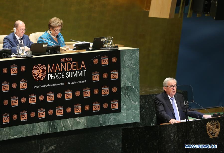 UN-GENERAL ASSEMBLY-NELSON MANDELA PEACE SUMMIT