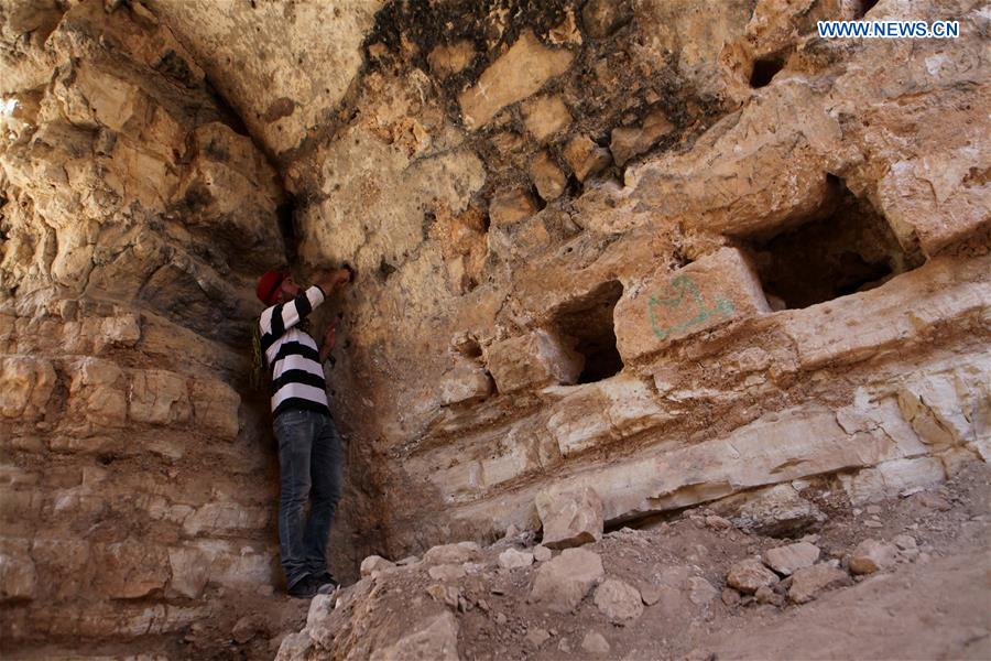 MIDEAST-HEBRON-ARCHAEOLOGY-CHURCH
