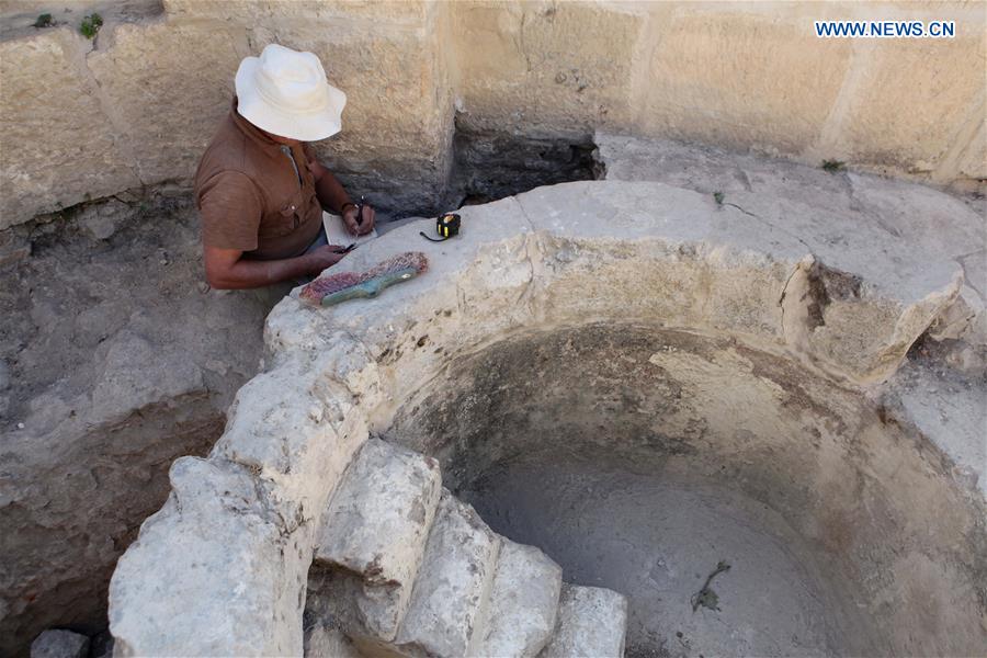 MIDEAST-HEBRON-ARCHAEOLOGY-CHURCH
