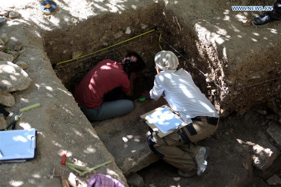 MIDEAST-HEBRON-ARCHAEOLOGY-CHURCH