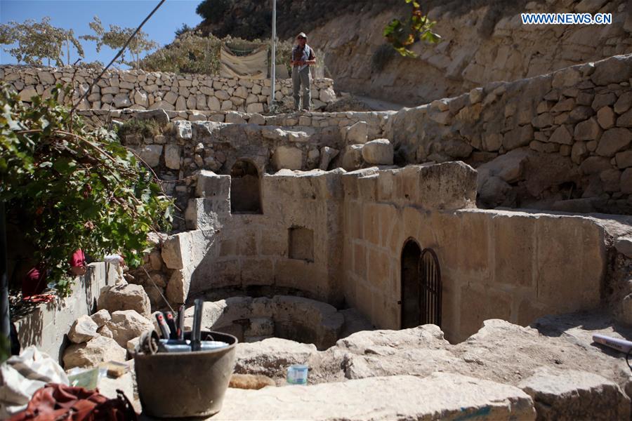 MIDEAST-HEBRON-ARCHAEOLOGY-CHURCH
