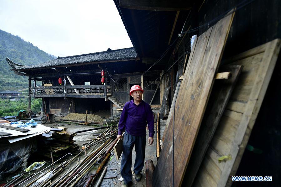 Ancient stilt houses renovated in China's Hubei Xinhua English.news.cn
