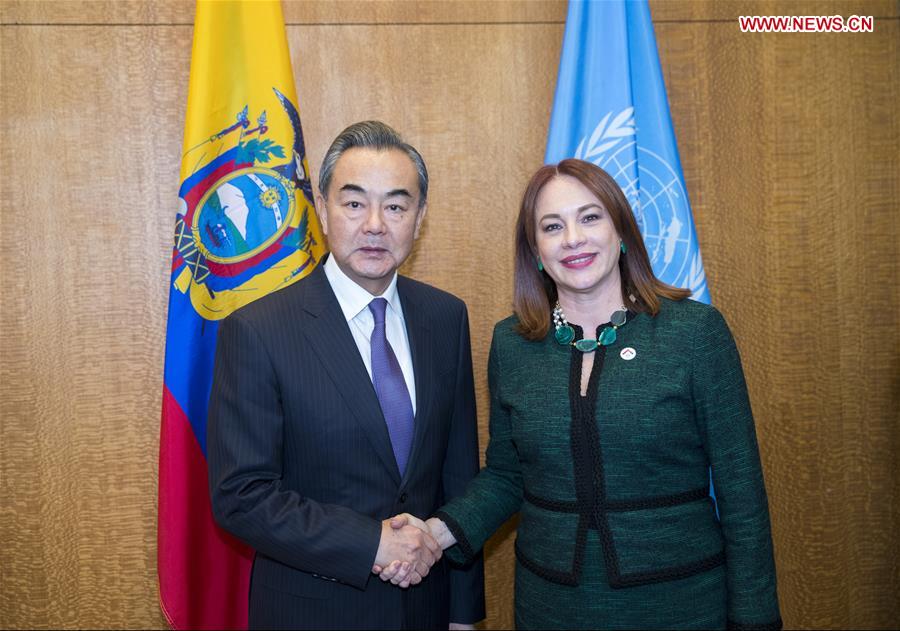UN-CHINA-WANG YI-ESPINOSA