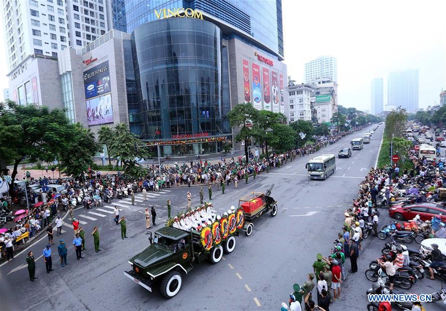 VIETNAM-HANOI-VIETNAMESE PRESIDENT TRAN DAI QUANG-STATE FUNERAL