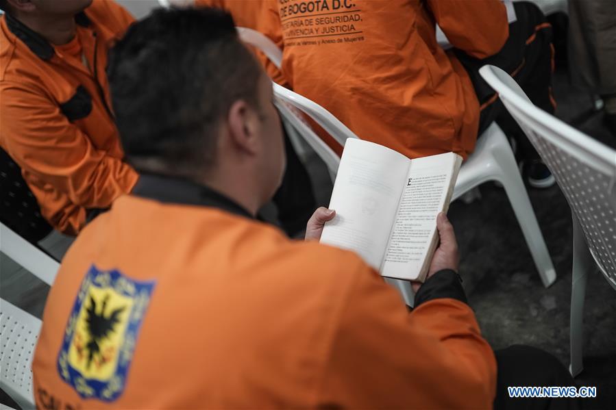 COLOMBIA-BOGOTA-PRISON-LIBRARY