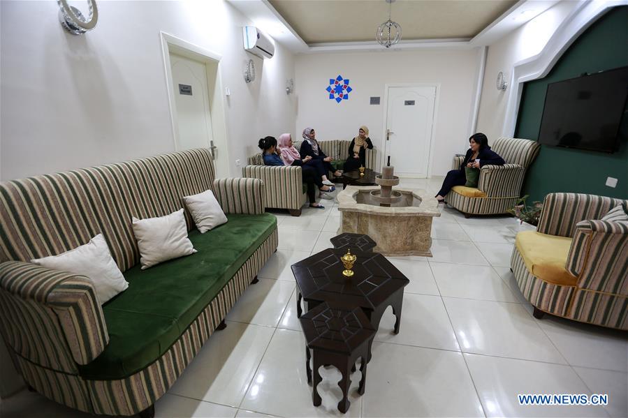 MIDEAST-GAZA-WOMEN-BEAUTY-CENTER