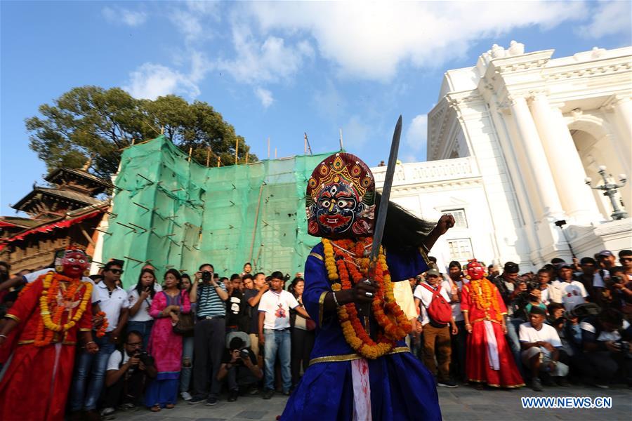 NEPAL-KATHMANDU-FESTIVAL-INDRA JATRA
